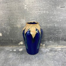 Vaso In Grès Fiammeggiato Blu