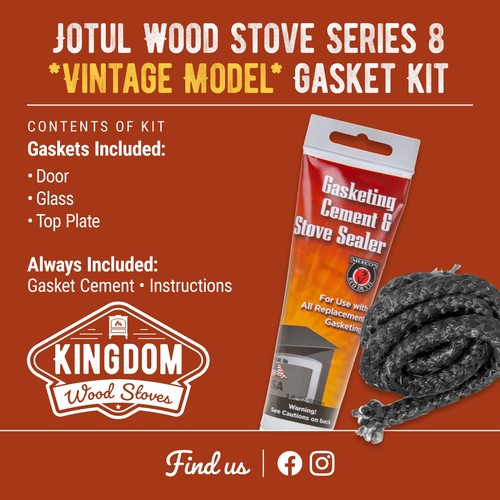 Vintage jotul serie - "serie, 8"