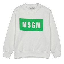 MSGM Kids Box Logo Crewneck