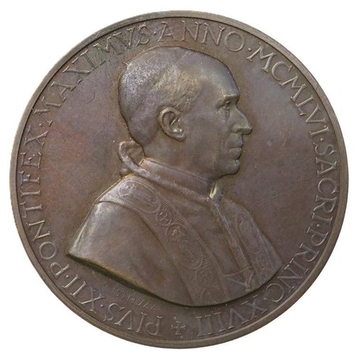 Medaglia pio xii - medaglia,