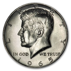 Mezzo dollaro kennedy 1965 fdc - dollaro,