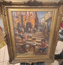 Dipinto Ad Olio Su Tela