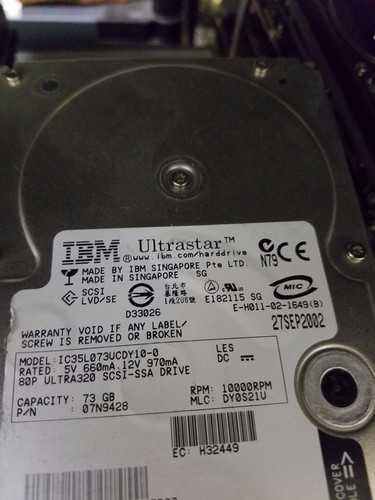 Ibm 07n9428 ic35l073ucdy10 - ibm,
