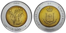 1983 SAN MARINO 500 LIRE