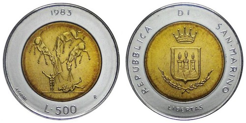 1983 san marino - marino, lire