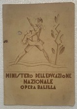 Rome - Opera Balilla - Pagella