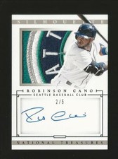 2014 Tesori Nazionali Robinson Cano Mariners Jumbo Manica Logo Patch Auto 2/5