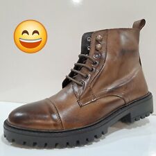 STIVALI UOMO ANFIBI PELLE  STIVALETTI SCARPONCINI dal 39 al 45