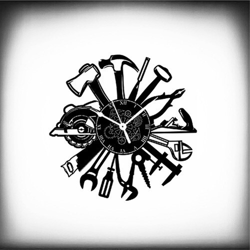 Orologio parete attrezzi - orologio, da