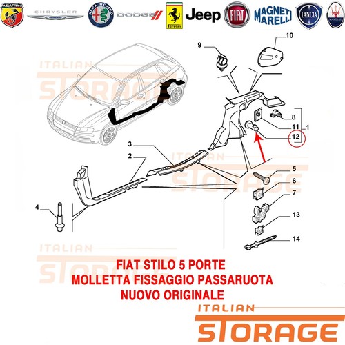 Fiat stilo porte molletta - 5,