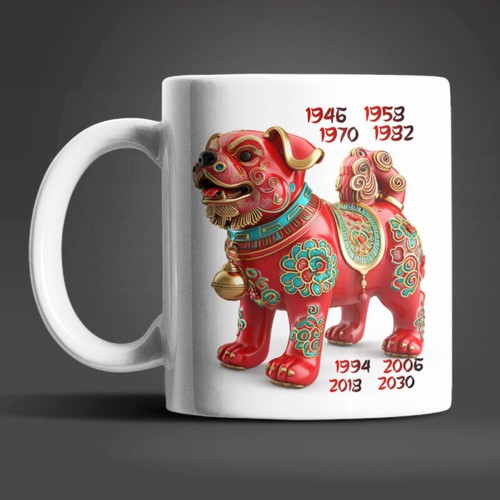 Tazza cane anno - , cinese