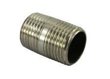 Close Nipple, Stainless Steel