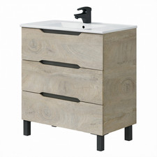 Mobile bagno con 3 cassettoni