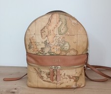 ZAINO ALVIERO MARTINI GEO CLASSIC MEDIO 1° CLASSE MAPPAMONDO + BORSELLINO SVEZIA