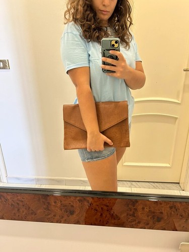 Borsa busta ecopelle - in,