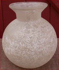 Vaso Scavo Gino Cenedese Vetri Arte Murano XX secolo