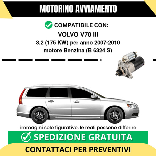 Motorino avviamento volvo - motorino,