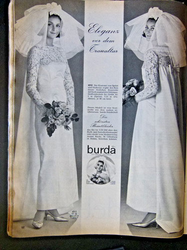 Vecchio quaderno moda burda - quaderno,