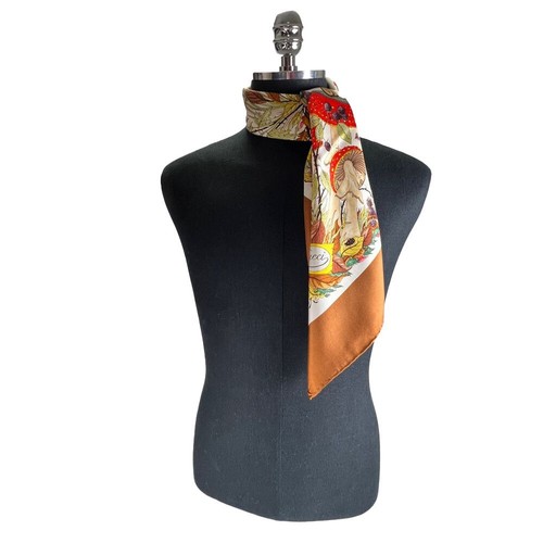 Gucci mushroom silk scarf - gucci,