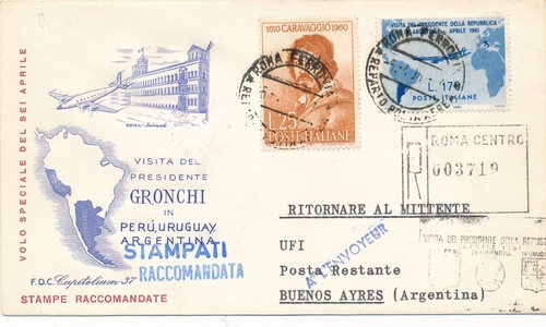 Postal history 1961 - postal, republic