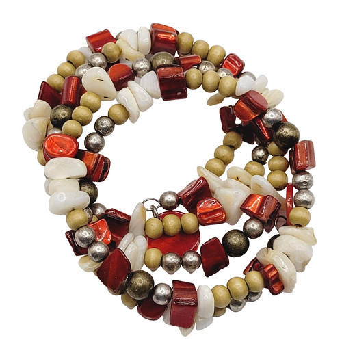 Bracciale chunky wrap memory - bracciale,
