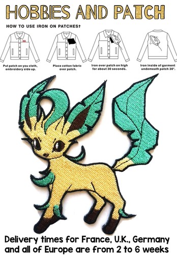 Patch leafeon pokémon toppa - patch,
