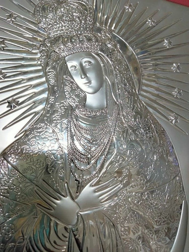 Icona madonna argento - icona,