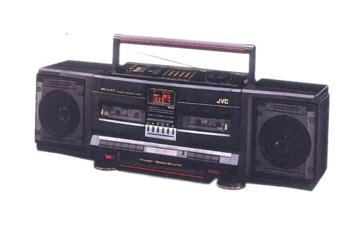 Boombox doppia cassetta - , jvc