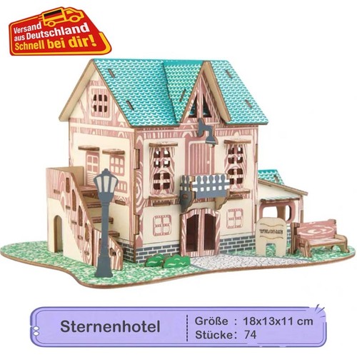 Puzzle legno montessori - 3d,