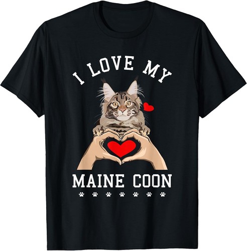 Shirt maine coon amante dei - t-shirt,