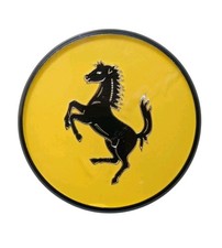 *HH* Tappo Ruota Coprimozzo Cerchio Auto Ferrari Cavallino Fregio Stemma Car