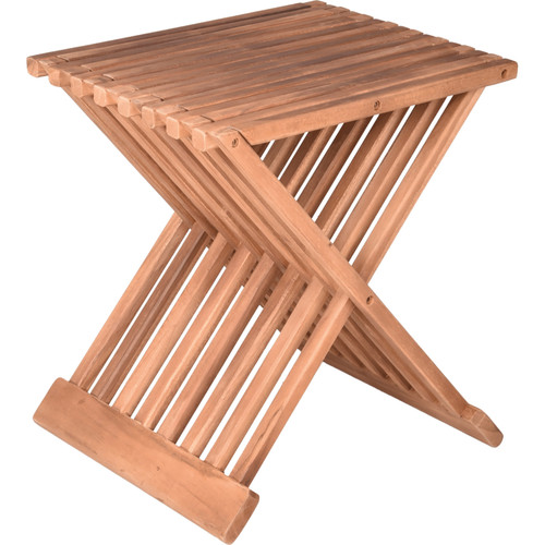 Sgabello tavolino fani teak - fani,