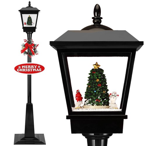 Lampione natale con luce led - natale,