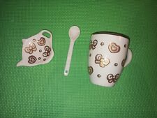 Thun Mug Cucchiaino E Poggia Bustine Di Te Tisane Caffe Al Volo Gold Icons Raro