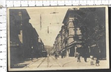 LA SPEZIA CORSO CAVOUR ANGOLO VIA GARIBALDI_CARTOLINA VG 1925