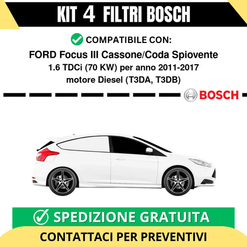 Kit bosch filtri - bosch, tagliando