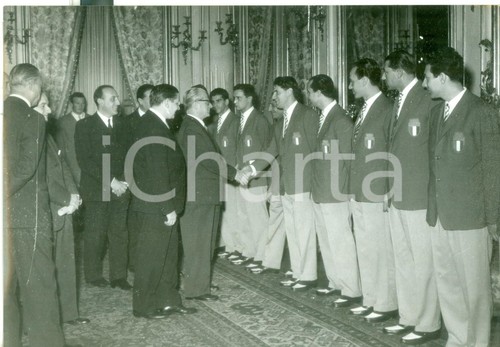 1957 roma giovanni - gronchi, con