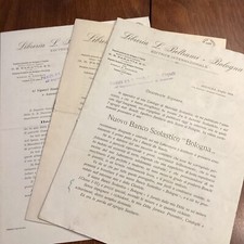 Libreria L. Beltrami Editrice Internazionale - Bologna - 1909 3 Fascicoli Pubbli