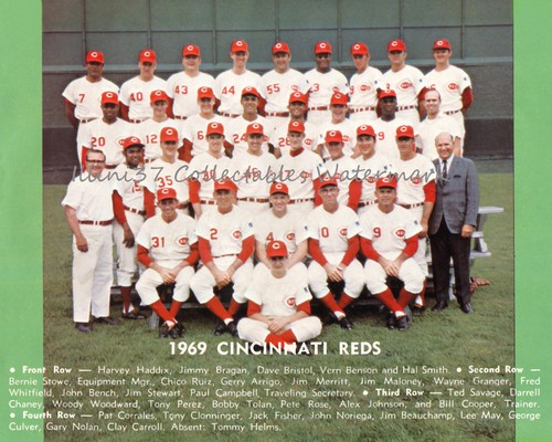 1969 cincinnati reds - 1969, baseball