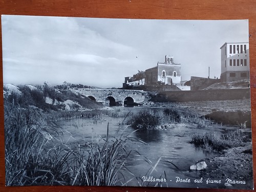 Villamar ponte sul - villamar, fiume