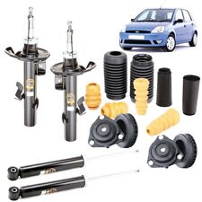 KIT 4 AMMORTIZZATORI FORD FIESTA V 5 + TAMPONI ANTERIORI E POSTERIORI
