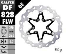 GALFER DF828FLW BRAKE DISC FLOAT WAVE TM RACING ENDURO 125 2T 1999