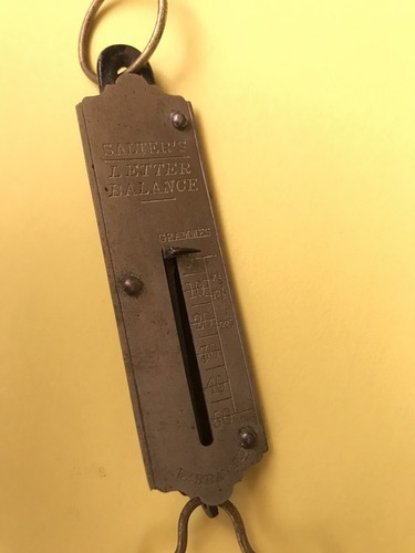 Bilancia per lettere vintage - per,