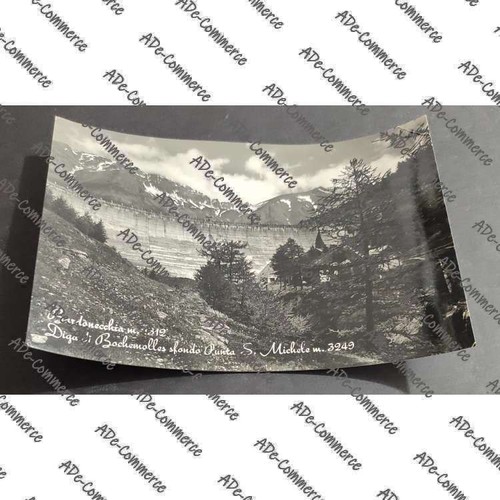 Postcard bardonecchia dam of - postcard,