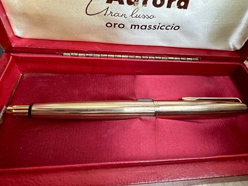 Penna stilografica aurora oro - stilografica,