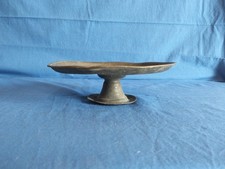 Antica Alzata Portafrutta Centrotavola Ottone Metallo Inizio 1900 Artigianale 