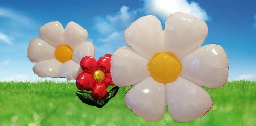 Tris palloncini margherita