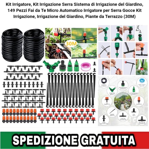Kit irrigazione serra giardino - kit,