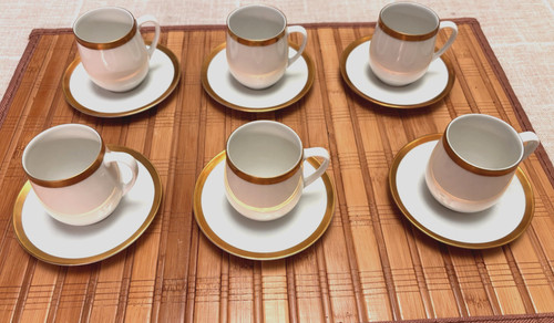Set piattini tazze espresso - 6,