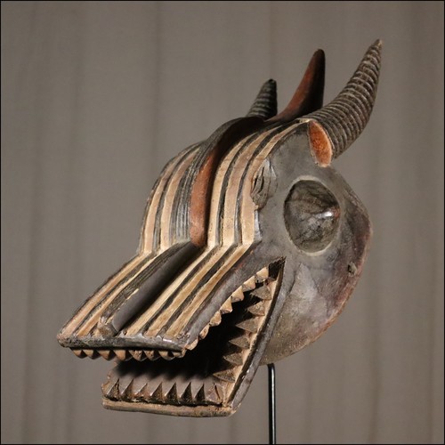 69477 maschera senufo costa - maschera,